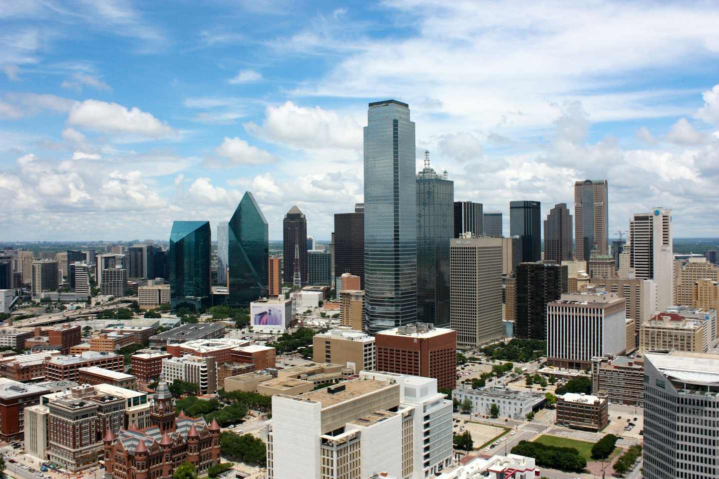 The downtown Dallas skyline, Texas