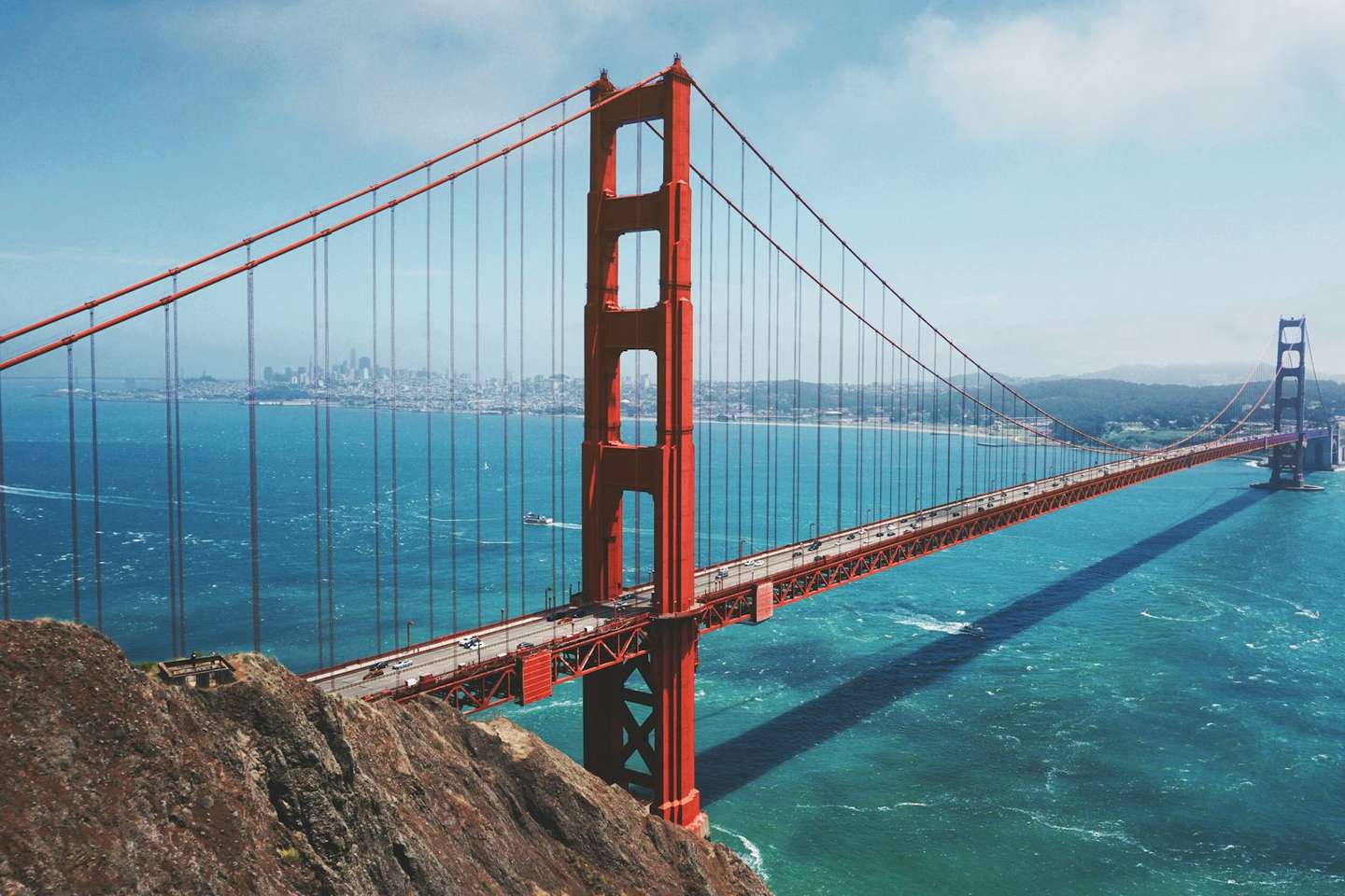 The Golden Gate Bridge in San Francisco